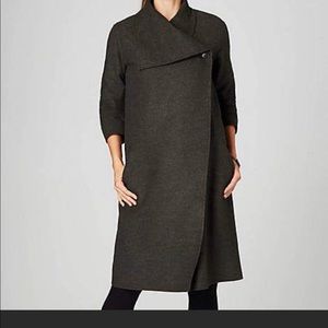 New! J Jill Draped Coat Size Sm